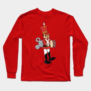 Christmas Toy Solider Drum Player Long Sleeve T-Shirt